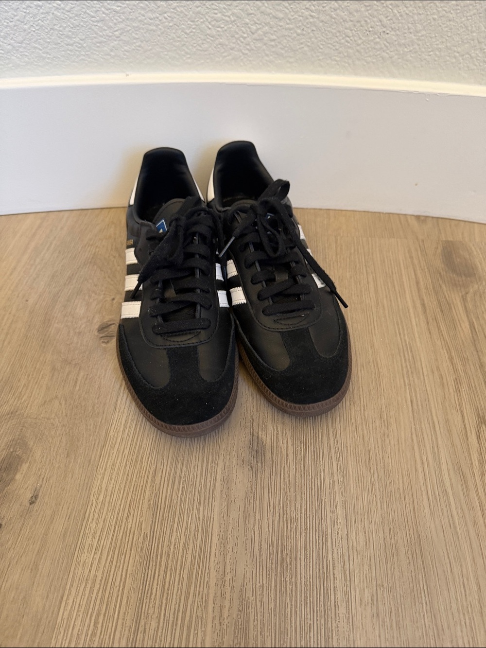 adidas sambas Black and White Classic Low-Top Sneakers